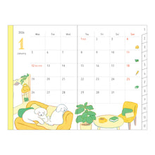 Laden Sie das Bild in den Galerie-Viewer, MIDORI - Taschenkalender 2026 - Mini Hund