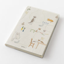 Load image into Gallery viewer, MIDORI - Pocket Diary 2026 - B6 Cat