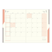 Laden Sie das Bild in den Galerie-Viewer, MIDORI - Double Schedule To Do 2026 - B6 Blau