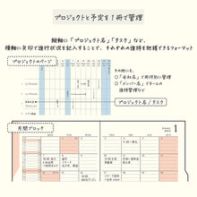Load image into Gallery viewer, MIDORI - Double Schedule Progress 2027 - B6 - Gray