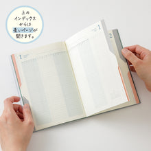 Laden Sie das Bild in den Galerie-Viewer, MIDORI - Doppelfahrplan für 2027 - B6 - Grün