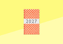Load image into Gallery viewer, CARTA PURA - Calendar 2027 - Chiyogami Small - Orange Triangles