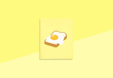 Laden Sie das Bild in den Galerie-Viewer, HIGHTIDE - Egg Toast - Monatskalender 2027 - Square Gelb