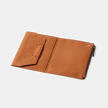 Load image into Gallery viewer, TRAVELER'S FACTORY - Cotton Zipper Case Passport size - Brown