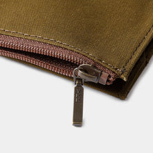 Load image into Gallery viewer, TRAVELER'S FACTORY - Cotton Zipper Case Passport size - Olive