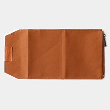 Load image into Gallery viewer, TRAVELER'S FACTORY - Cotton Zipper Case Passport size - Brown