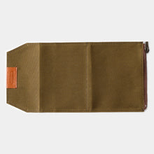 Load image into Gallery viewer, TRAVELER'S FACTORY - Cotton Zipper Case Passport size - Olive