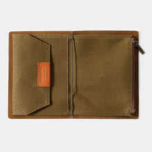 Load image into Gallery viewer, TRAVELER'S FACTORY - Cotton Zipper Case Passport size - Olive