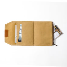 Load image into Gallery viewer, TRAVELER'S FACTORY - Cotton Zipper Case Passport size - Beige
