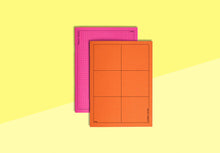 Laden Sie das Bild in den Galerie-Viewer, JULIE JOLIAT - Booq Notizbuch - Orange/Rosa