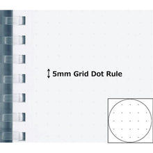 Laden Sie das Bild in den Galerie-Viewer, KOKUYO - Softring A5 - Trasnaprent - Dot grid