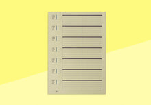 Load image into Gallery viewer, LE TYPOGRAPHE - Notepad Weekly Planner - A4 Vertical