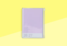 Laden Sie das Bild in den Galerie-Viewer, MARK'S - A6-Tagebuch 2026/2027 - Farben - Lavendel