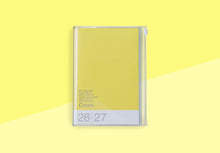 Laden Sie das Bild in den Galerie-Viewer, MARK'S - A6-Tagebuch 2026/2027 - Farben - Gelb