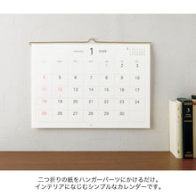 Laden Sie das Bild in den Galerie-Viewer, MIDORI - Hängekalender 2026