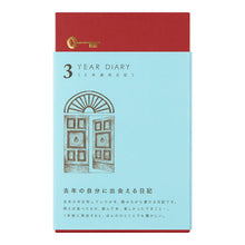 Load image into Gallery viewer, MIDORI - 3 Year Diary Gate Mini - Light Blue