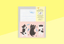Laden Sie das Bild in den Galerie-Viewer, MIDORI – Mini-Buchstabenset mit Aufklebern – Hungrige Katze