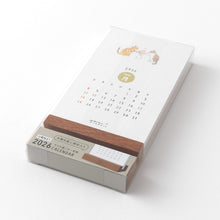 Load image into Gallery viewer, MIDORI - Stand Calendar 2026 - Cat