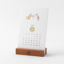 Load image into Gallery viewer, MIDORI - Stand Calendar 2026 - Cat