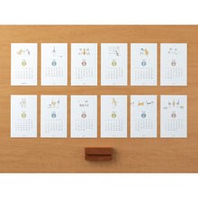 Load image into Gallery viewer, MIDORI - Stand Calendar 2026 - Cat