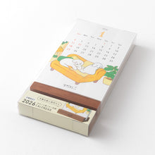 Load image into Gallery viewer, MIDORI - Stand Calendar 2026 - Dog
