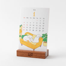 Load image into Gallery viewer, MIDORI - Stand Calendar 2026 - Dog