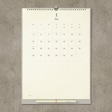 Load image into Gallery viewer, MIDORI - MD Wall Hanging Calendar 2026 with pencil