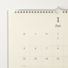 Load image into Gallery viewer, MIDORI - MD Wall Hanging Calendar 2026 with pencil