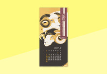 Laden Sie das Bild in den Galerie-Viewer, MIDORI - Echizen Washi Wall Calendar S 2027 - Seasonal Tradition