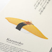 Laden Sie das Bild in den Galerie-Viewer, MIDORI - Echizen Washi Wall Calendar 2027 - Sushi