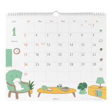 Laden Sie das Bild in den Galerie-Viewer, MIDORI - Kalender 2027 Wandbehang L - Hund