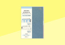 Laden Sie das Bild in den Galerie-Viewer, MIDORI - Double Schedule To Do 2026 - B6 Blau