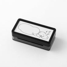 Load image into Gallery viewer, MIDORI - Paintable Stamp Pre-Inked - Bear Speech Balloon