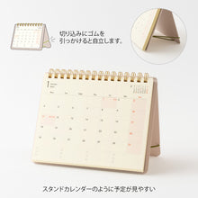 Laden Sie das Bild in den Galerie-Viewer, MIDORI - Standkalender 2027 - B6 Variant - Beige
