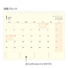 Laden Sie das Bild in den Galerie-Viewer, MIDORI - Standkalender 2027 - B6 Variant - Beige