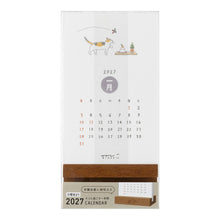 Load image into Gallery viewer, MIDORI - Stand Calendar 2027 - Cat