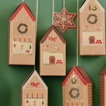 Laden Sie das Bild in den Galerie-Viewer, PAPER POETRY – Adventskalender-Bastelset aus Papier – Weihnachtsmarkt