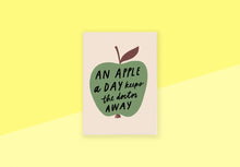 Laden Sie das Bild in den Galerie-Viewer, PARAGRAPH – Print A4 – An Apple A Day Keeps The Doctor Away
