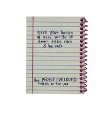 Load image into Gallery viewer, PEOPLE I'VE LOVED - Boring Stuff Journal