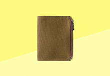 Load image into Gallery viewer, TRAVELER'S FACTORY - Cotton Zipper Case Passport size - Olive
