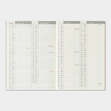 Load image into Gallery viewer, TRAVELER'S COMPANY - Traveler's Notebook Passport - 2026 weekly diary
