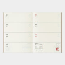 Load image into Gallery viewer, TRAVELER'S COMPANY - Traveler's Notebook Passport - 2026 weekly diary