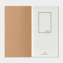 Load image into Gallery viewer, TRAVELER'S COMPANY - Traveler's Notebook Regular - 2026 monthly diary