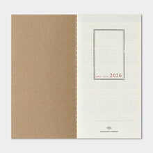 Load image into Gallery viewer, TRAVELER'S COMPANY - Traveler's Notebook Regular - 2026 weekly + memo diary