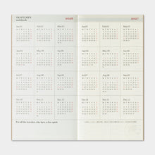 Load image into Gallery viewer, TRAVELER'S COMPANY - Traveler's Notebook Regular - 2026 weekly + memo diary