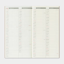 Laden Sie das Bild in den Galerie-Viewer, TRAVELER'S COMPANY - Traveler's Notebook Regular - 2026 vertikales Wochenalender