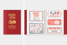 Load image into Gallery viewer, TRAVELER'S COMPANY – LOVE AND TRIP - Traveler's Notebook Passport Refill