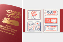Load image into Gallery viewer, TRAVELER'S COMPANY – LOVE AND TRIP - Traveler's Notebook Passport Refill
