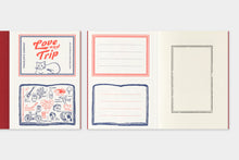 Load image into Gallery viewer, TRAVELER'S COMPANY – LOVE AND TRIP - Traveler's Notebook Passport Refill
