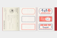 Load image into Gallery viewer, TRAVELER'S COMPANY – LOVE AND TRIP - Traveler's Notebook Passport Refill